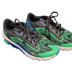Boys Under Armour Scramjet Hypersonic Black And Green Sneakers 5.5